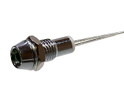 Светодиод в корпусе L-KLS9-IL-M6-03A-W/O-2V-G ( L-603G), с держателем/зеленый/D=7.5мм/ h=3.2мм/ M6 , KLS