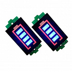 Индикатор заряда Li-ion батареи DL18S-blue (S-1201), [индикатор ёмкости литиевой батареи от 4,2 до 33,6В], Китай