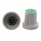 Ручка KA483-6 (RR4836) серо-зеленая, круг.вал 6мм, Китай