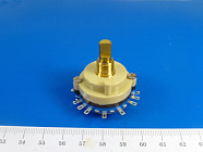 Переключатель галетный RCL371-1-3-4 ,  4 положения / 1 секция / 0,5А, Китай