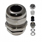 КАБЕЛЬ  ВВОД PG-09 (PG 9M(5-10)) металл, IP68, резьба PG9 / диам.каб. от 5 до 10мм. /, Китай