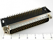 DHR-62M вилка на плату угловая,  , AUK