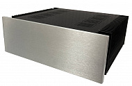 Корпус для аудио ALR4315L silver, 430*150*390 , с радиаторами, лицевая панель алюминий 10мм, Китай