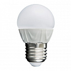Лампа светодиод.E27  LED Globe-5W-4200K,  4200K, 425 люмен,45мм*78мм, Robiton