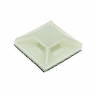 Самоклеящаяся площадка для кабеля 13*13 AAM-13 (1шт.), Китай