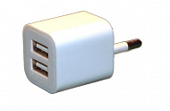 Зарядное устройство USB, 2 выхода 5В 2.1А/1А