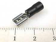 Наконечник кабельный FDD2-187(5) черный, ножевой (гнездо), с изоляцией, 0.5х4.75мм, сеч. пров. 1.5-2.5мм2 , YCD