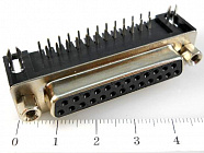 DRB-25FA  розетка на плату угловая,  , Китай