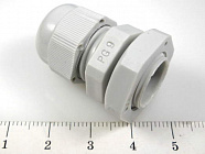 КАБЕЛЬ  ВВОД PG-09 серый,  IP54,  диам.отв.под кабел.ввод 16мм. / резьба PG9 / диам.каб. от 4 до 9мм., Китай