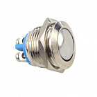 Кнопка без фиксации, металл 16мм, (111069) без подсветки