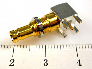 FME гнездо (Z1.0/2.303) на плату угловое, гайка,  