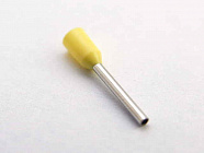 Наконечник DN00510(LT05010) желтый, торцевой трубчатый, с изоляцией, 1x10mm; сеч. пров.: 0,5 мм2 (20 AWG) , Китай