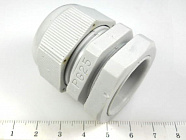 КАБЕЛЬ  ВВОД PG25 (15-22) серый,  IP68,  диам.отв.под кабел.ввод 30мм. / резьба PG25 / диам.каб. от 15 до 21мм. / IP54, Китай