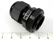 КАБЕЛЬ  ВВОД PG-13.5 черный,  IP54,  диам.отв.под кабел.ввод 20мм. / резьба PG13,5 / диам.каб. от 6 до 12мм., Китай