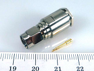 SMA штекер (SMA-S58P) на RG-58, пайка , Китай