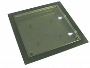 Корпус для РЭА BOX-G100, 130х130х17мм/ с прозрачной верхней частью, KEMO