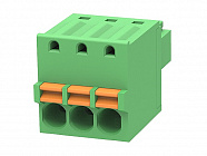 Зажим 15EDGKD-3.81-03P-14-00ZH, разъемный клеммный блок, 3 контакта, Degson