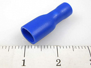 Наконечник кабельный FDFD2-187(8) синий, ножевой (гнездо), полностью в изоляции, 0.8х4.75мм, сеч. пров. 1.5-2.5мм2 , YCD