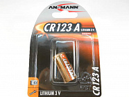 Батарейка LiBAT CR123A   ANSMANN ( 5020012),  3В. / '16340' / 'R123' / '30200' / 34,5мм.*17мм. / цилиндр., ANSMANN