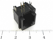 TJ6P4C розетка в плату 51-03(5124-6P),  , CZT