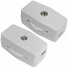 Переключатель на провод DAV-104-1, для бра, белый, 250В /3А/ IP20/ 18AWG, RUICHI
