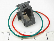 TJ4P2C розетка с проводом (203),  , CZT