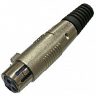 CANNON (XLR) 3F TD-358 розетка кабельная, 3 контакта  , Китай