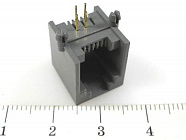 TJ6P4C розетка в плату 55-34 5523 6P,  , CZT
