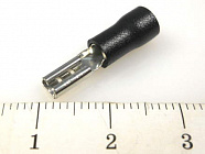 Наконечник кабельный FDD2-110(5) черный,  ножевой (гнездо), с изоляцией, 0.5х2.8мм, сеч. пров. 1.5-2.5мм2 , YCD