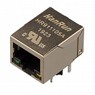 TJ8P8C розетка RJ-45 HR911105A на плату,  , HANRUN