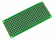 Макетная плата PCB  (30*70мм),  [шаг 2,54мм.], Китай