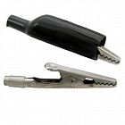 Крокодил 8-0031  5A, зажим с изоляцией, черный, Китай