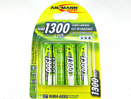 Аккумулятор R6 NiMh 1.2V 1300mAh ANSMANN maxE, 1.2V/ 1300mAh/ 'AA', R6 / (5030792), ANSMANN