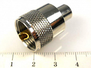 UHF штекер (UHF-U59P) на RG-59, накрутка ,  , Китай