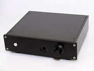 Корпус для аудио AL2205E black, 220*52*191мм. / алюминиевый / черный, Китай