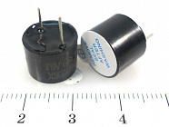 Излучатель звука HCM1206X (генератор) 12 мм со сх., 6V (4V-7V)/ 30мА/ 2300Гц/ 85 дБ/ 12*9.5мм, Китай