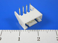 CWF-4R (L-KLS1-2.50-04-R) вилка на плату угловая тип A,  2.50мм, закрытая, KLS