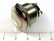 Кнопка PSW 65-28B (антивандальная) круглая PBS-28B,  металл, Китай