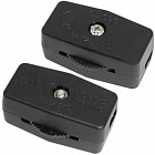 Переключатель на провод DAV-103-1, для бра, черный, 250В /3А/ IP20/ 18AWG, RUICHI