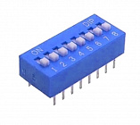 DS1040-08BN (SWD1-8), синий, DIP переключатель 8 поз.  , CONNFLY