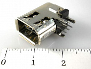 IEEE 1394 03  (IEE 6FV/S) розетка на плату,  пайка, Китай