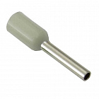 Наконечник DN00708(LT07508) серый, торцевой трубчатый, с изоляцией, 1.2x8mm; сеч. пров.: 0,75 мм2 (18 AWG)   , Китай
