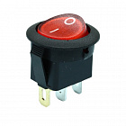 MIRS-101A-8C3 , ON-OFF , черн./красный, ON-OFF, 10A 125VAC, 6.5A 250VAC, 15A 12VDC) SPST 3P, Jie