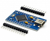 Контроллер Arduino PRO MICRO без кабеля, 5V/16MHz, mini USB, (ATmega32U4 5V 16MHz) 33х19мм, Китай