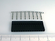 BLS-1X15 розетка обж., шаг 2,54мм. / макс.допуст.ток: 3А. , Китай