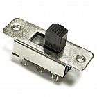 KBB70-2P3W, переключатель движковый ON-OFF-ON,  6/ 3 А, 125/ 250 (АС) В, -25...+85 °С, Китай