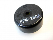 Излучатель звука EFM-260A, 85дБ/24В/12мА d=23мм генератор 3.5кГц, EAST