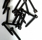 Набор шурупов для динамика M4X25 HEX, Black Zinc, 50шт, (FUT-1206-M), Китай