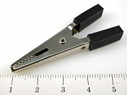 Крокодил  1228 (8-0028)  5A, зажим с изоляцией, черный,  , Китай