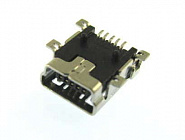 miniUSB B 1734035-1 розетка на плату, SMD,  USB 2.0, 5 контактов, Tyco/TE